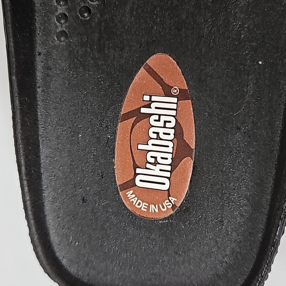 Okabashi Black Ergonomic Slides Sz M - Picture 2 of 5